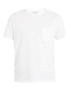 Officine Générale Asymmetric Chest-pocket Cotton T-shirt