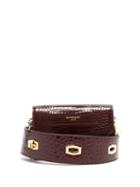 Matchesfashion.com Givenchy - Eden Crocodile Embossed Leather Belt Bag - Womens - Burgundy