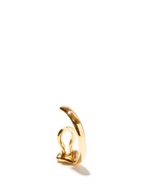 Matchesfashion.com Ana Khouri - Miriab 18kt Gold Ear Cuff - Womens - Yellow Gold