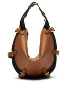 Matchesfashion.com Altuzarra - Play Small Buckled Leather And Suede Bag - Womens - Beige Multi