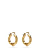Matchesfashion.com Versace - Crystal-embellished Hoop-drop Earrings - Womens - Gold