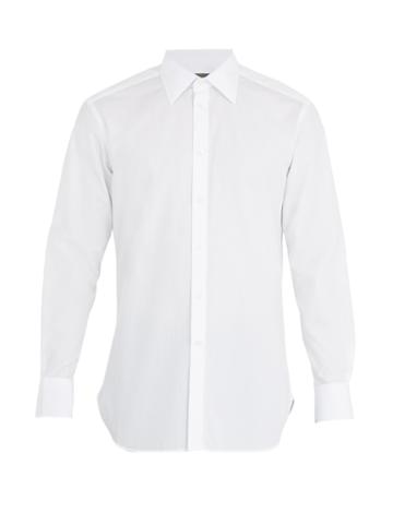 Kilgour Single-cuff Cotton-poplin Shirt