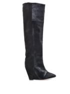 Isabel Marant Shelia Pony Hair And Suede Boots