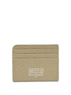 Maison Margiela - Four-stitches Numbers-print Leather Cardholder - Womens - Beige