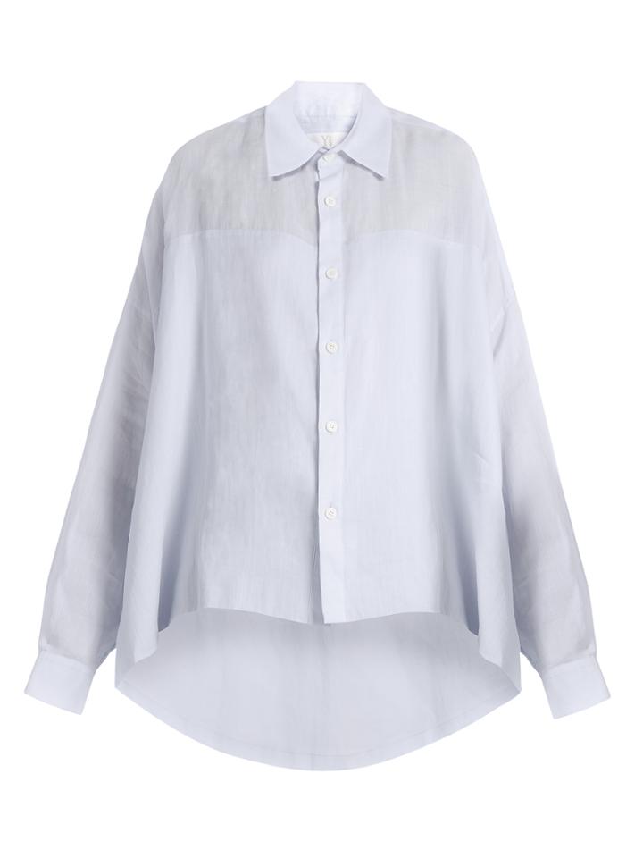Y's By Yohji Yamamoto Oversized Linen Shirt