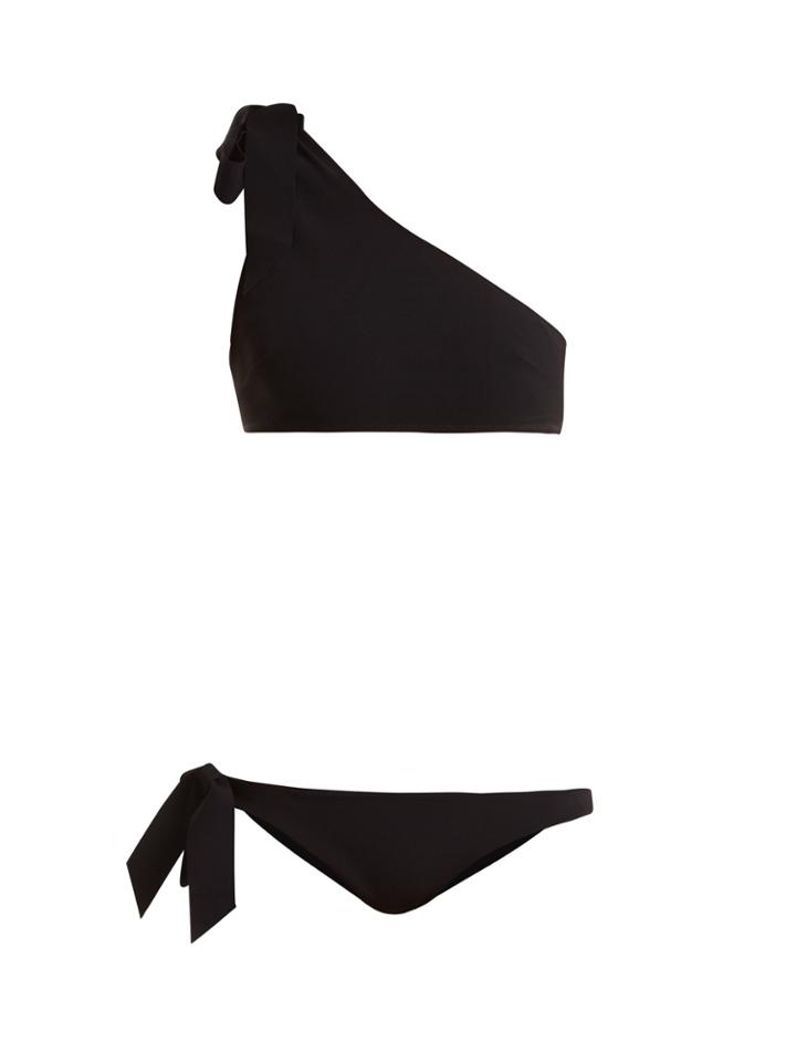 Zimmermann Jaya Tie-neck Swimsuit