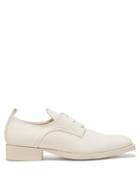 Matchesfashion.com Ann Demeulemeester - Leather Derby Shoes - Mens - White