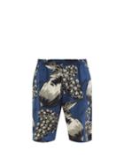 Matchesfashion.com Noma T.d. - Summer Pretty Things Tencel Shorts - Mens - Black Navy