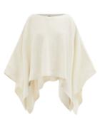 Joseph - Boat-neck Cashmere Poncho - Womens - White