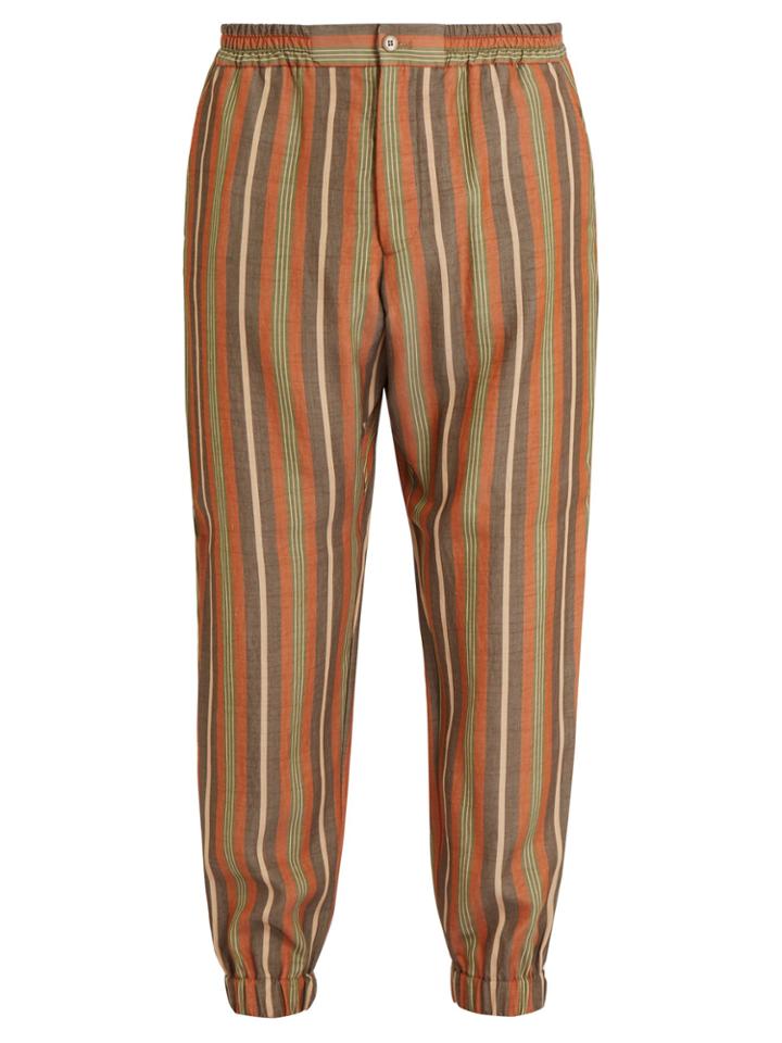 Etro Striped Elasticated-waist Trousers