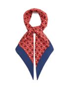 Matchesfashion.com Gucci - Gg Logo-print Silk Scarf - Womens - Red Multi