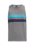 Matchesfashion.com Iffley Road - Lancaster Striped Technical-jersey Tank Top - Mens - Grey Multi