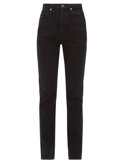 Matchesfashion.com Khaite - Daria Slim Fit Jeans - Womens - Dark Denim