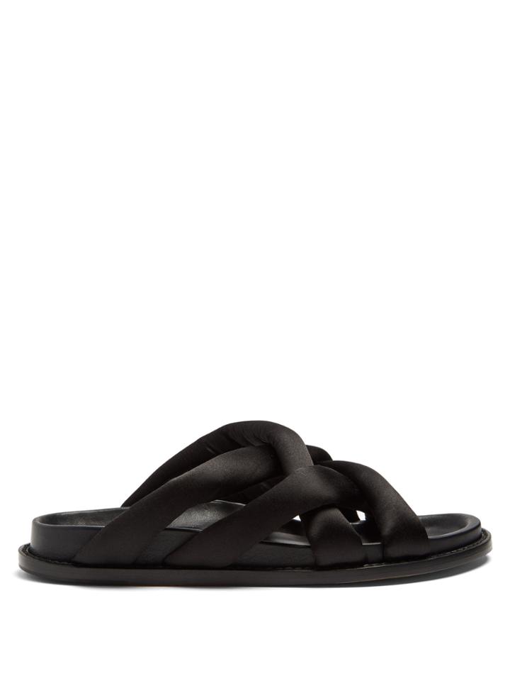 Proenza Schouler Padded-woven Satin Slides