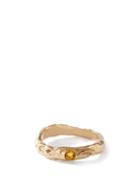 Matchesfashion.com Anita Berisha - November Birthstone & 14kt Gold-plated Ring - Womens - Orange