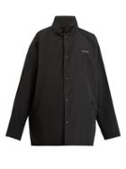 Matchesfashion.com Balenciaga - High Neck Hooded Technical Jacket - Mens - Black