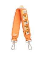 Matchesfashion.com Fendi - Strap You Mini Stud Embellished Leather Bag Strap - Womens - Orange