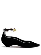 Fabrizio Viti Flat 'n' Fab Daisy-appliqu Flats