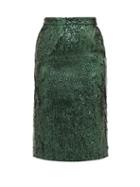 Matchesfashion.com No. 21 - Sequinned Pencil Skirt - Womens - Green