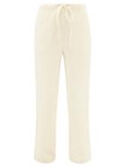 Co - Natural World High-rise Wool Wide-leg Trousers - Womens - Cream