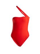 Jade Swim Halo One-shoulder Swimsuit
