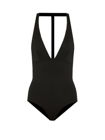 Ephemera Bonded T-back Swimsuit