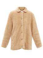 Burberry - Kettlewell Wool-blend Fleece Jacket - Womens - Beige
