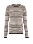 Matchesfashion.com M.i.h Jeans - Moonie Striped Wool Blend Sweater - Womens - Multi