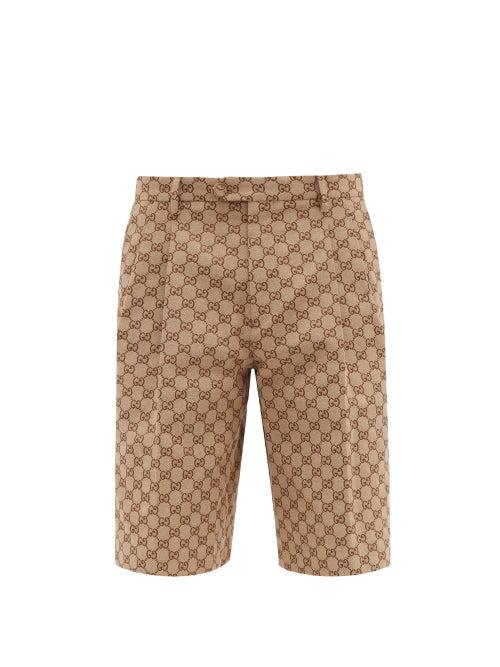 Matchesfashion.com Gucci - Gg Canvas Shorts - Mens - Beige