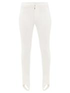 Matchesfashion.com Moncler Grenoble - Stirrup Slim Leg Ski Trousers - Womens - White
