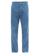 Mens Rtw Ymc - Padre Organic-cotton Straight-leg Jeans - Mens - Indigo