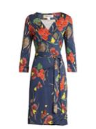 Diane Von Furstenberg V-neck Silk-jersey Wrap Dress