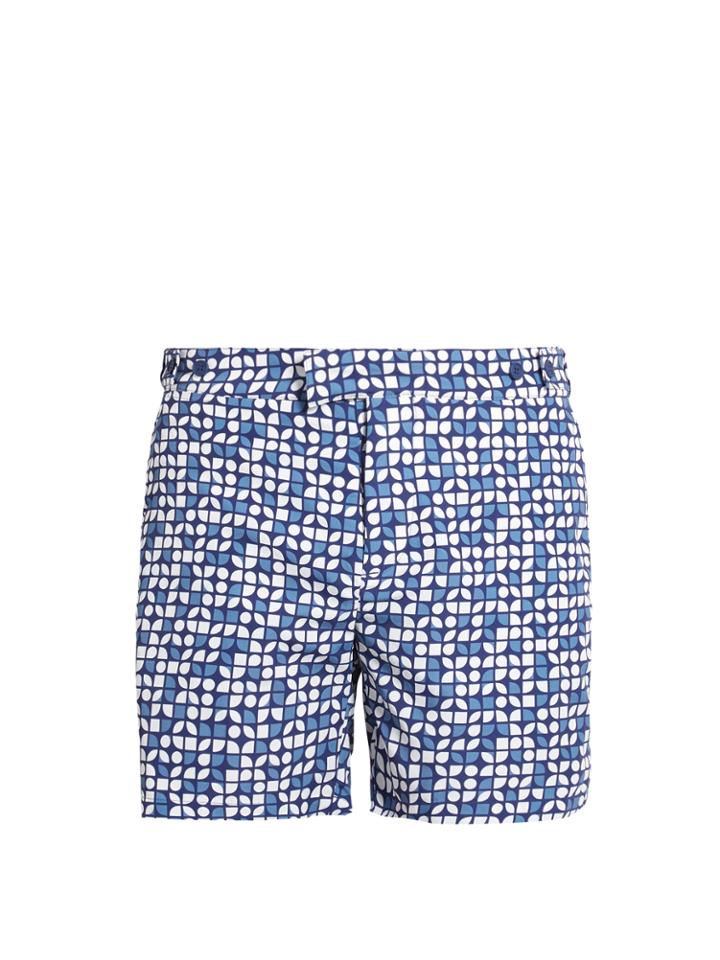 Frescobol Carioca Tailored Printed Swim Shorts
