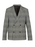 Matchesfashion.com Joseph - Charles Prince Of Wales Checked Wool Blazer - Mens - Charcoal
