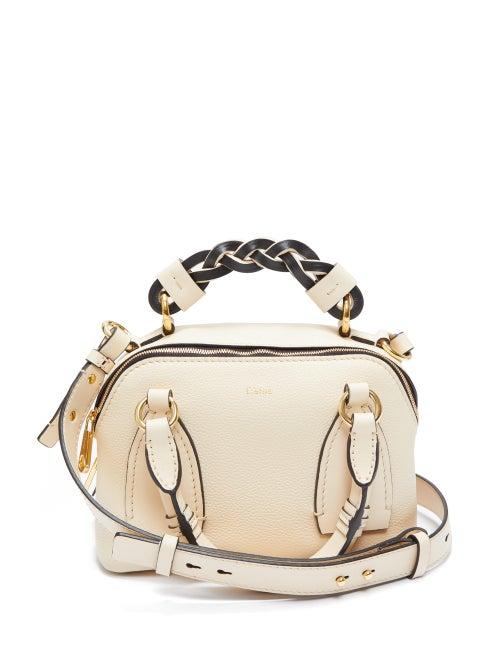 Matchesfashion.com Chlo - Daria Small Leather Shoulder Bag - Womens - Cream