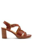 A.p.c. Salma Block-heel Leather Sandals