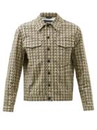 Mens Rtw Fendi - Ff-print Cotton-blend Twill Jacket - Mens - Multi