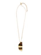 Marni Semi-circle Wood Block Necklace