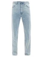 Matchesfashion.com Gucci - High-rise Straight-leg Jeans - Mens - Light Blue
