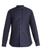 Brioni Loose-fit Linen And Cotton-blend Shirt