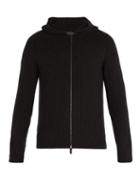Matchesfashion.com Iris Von Arnim - Lyonel Zip Through Hooded Cashmere Sweater - Mens - Black
