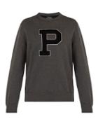Matchesfashion.com Polo Ralph Lauren - Appliqud Sweatshirt - Mens - Dark Grey