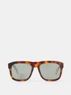 Saint Laurent Eyewear - D-frame Tortoiseshell-acetate Sunglasses - Mens - Dark Tortoiseshell