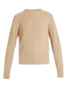 The Row Lenni Crew-neck Ribbed-knit Sweater