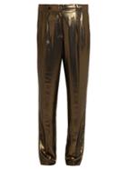 Elizabeth And James Hawke Pleated Straight-leg Lam Trousers
