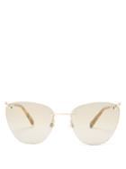 Valentino Rimless Cat-eye Sunglasses