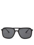Matchesfashion.com Prada Eyewear - Aviator Acetate And Metal Sunglasses - Mens - Black