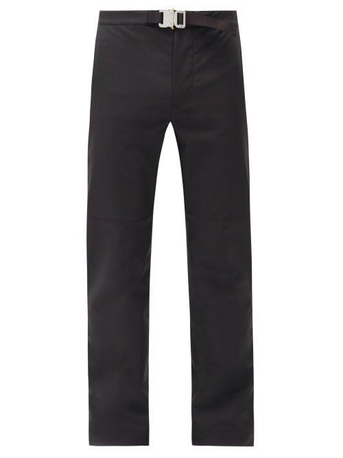 Matchesfashion.com 6 Moncler 1017 Alyx 9sm - Rollercoaster-buckle Technical Trousers - Mens - Black