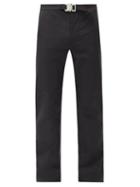 Matchesfashion.com 6 Moncler 1017 Alyx 9sm - Rollercoaster-buckle Technical Trousers - Mens - Black