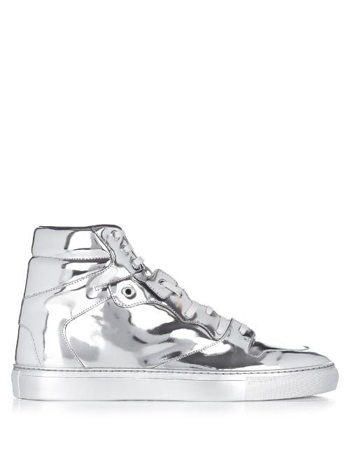 Balenciaga High-top Leather Trainers
